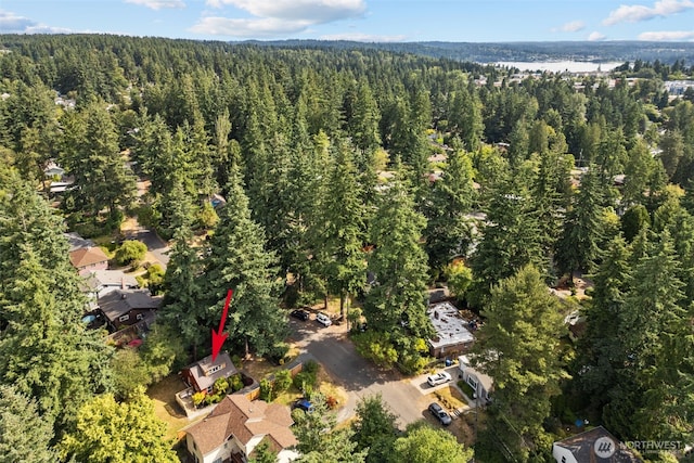 13527 23rd Ave NE, Seattle, WA 98125 - aerial overview of property's location featuring a forest
