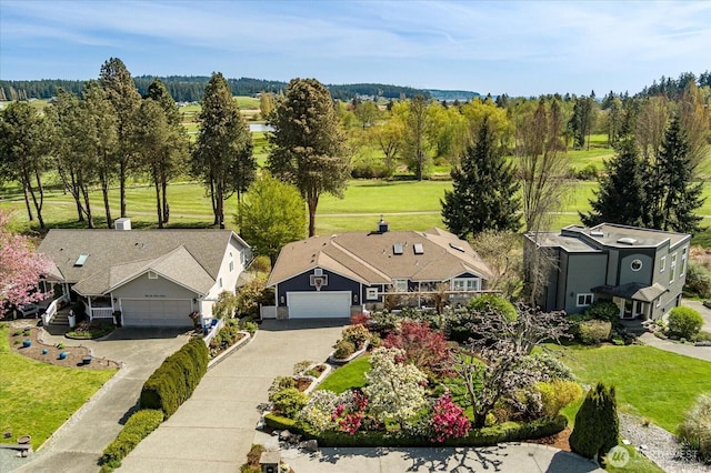 5681 Lenz Pl, Langley, WA 98260 - aerial view of property and surrounding area