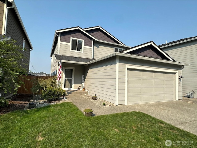 9151 Viola St SE, Tumwater, WA 98501 - craftsman house featuring driveway and a garage