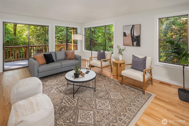 1820 NE 177th St, Shoreline, WA 98155 - living room with wood finished floors and plenty of natural light