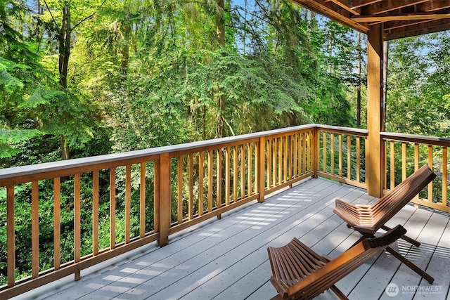 1820 NE 177th St, Shoreline, WA 98155 - view of wooden terrace