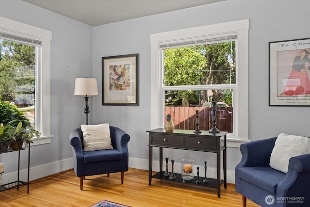 12 Newell St, Walla Walla, WA 99362 - living area featuring wood finished floors and baseboards