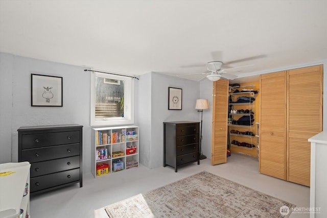 12 Newell St, Walla Walla, WA 99362 - bedroom with a closet and a ceiling fan