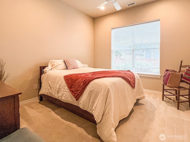8621 Bainbridge Loop NE, Lacey, WA 98516 - bedroom featuring light colored carpet