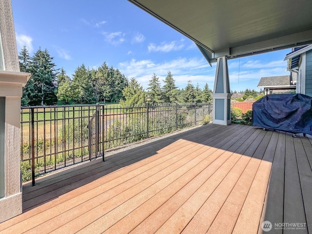 8621 Bainbridge Loop NE, Lacey, WA 98516 - view of wooden deck