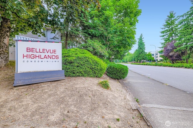 14760 NE 31st St Unit A105, Bellevue, WA 98007 - view of asphalt street featuring street lights and sidewalks