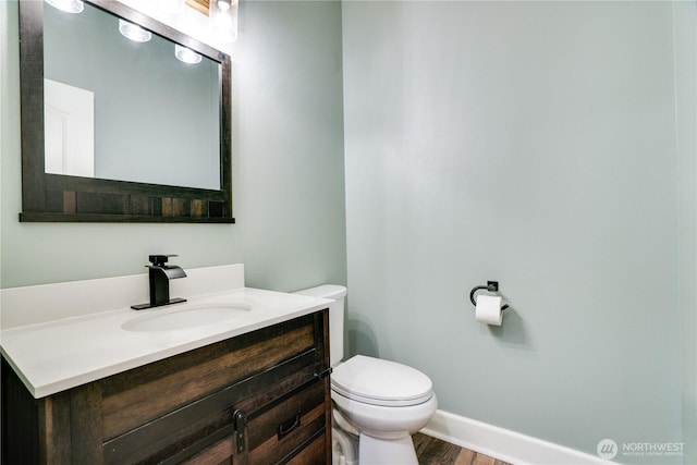 20313 194th Ave E, Orting, WA 98360 - bathroom featuring vanity and wood finished floors