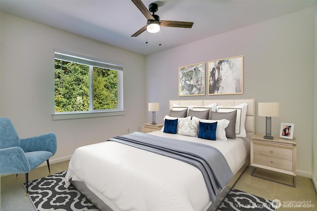 20313 194th Ave E, Orting, WA 98360 - carpeted bedroom featuring baseboards and a ceiling fan