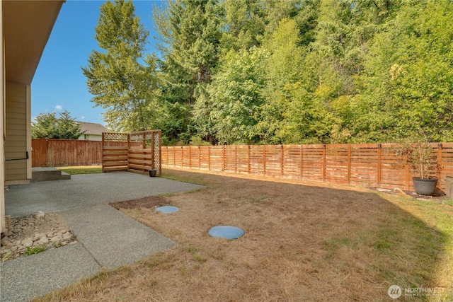 20313 194th Ave E, Orting, WA 98360 - fenced backyard featuring a patio