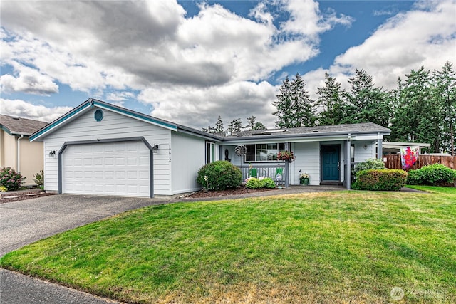 17612 19th Ave E Unit 83, Spanaway, WA 98387 - ranch-style home with a porch, asphalt driveway, and an attached garage