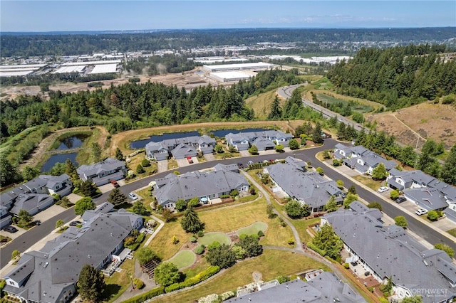 7103 Hazel Pl SE, Auburn, WA 98092 - aerial overview of property's location featuring a large body of water and nearby suburban area