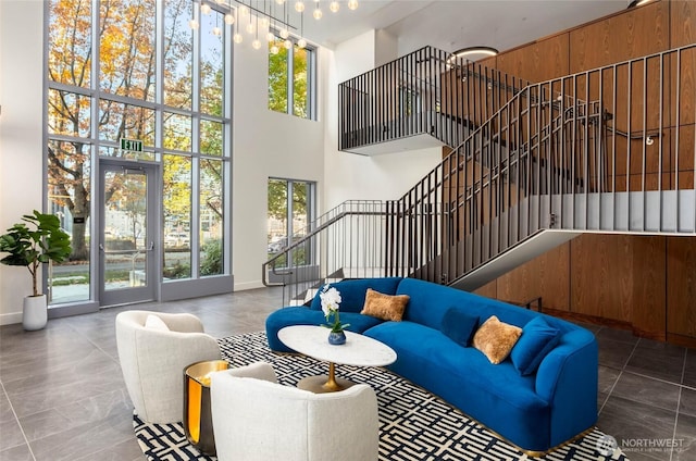 800 Columbia St Unit 2503, Seattle, WA 98104 - common area with a towering ceiling