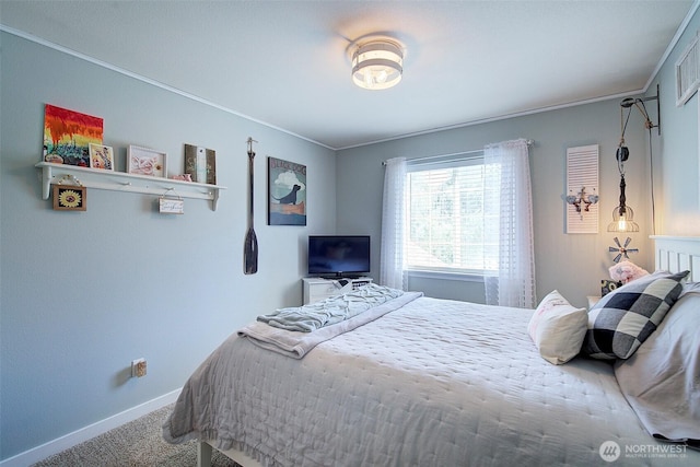 12118 261st Ave E, Buckley, WA 98321 - bedroom featuring carpet floors and ornamental molding