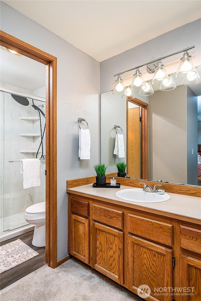 21305 50th Ave W Unit B2, Mountlake Terrace, WA 98043 - bathroom featuring a stall shower and vanity