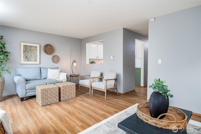 21305 50th Ave W Unit B2, Mountlake Terrace, WA 98043 - living area with light wood finished floors and baseboards
