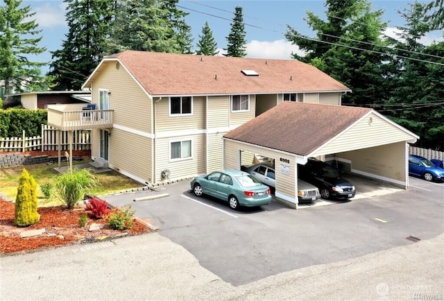 6003 Broadway, Everett, WA 98203 - view of property featuring covered parking