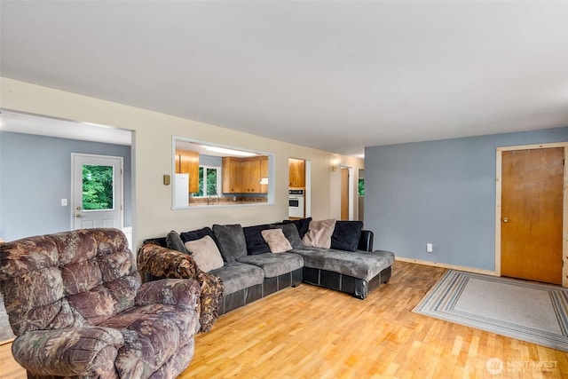 508 Ocean Beach Rd, Hoquiam, WA 98550 - living area featuring wood finished floors
