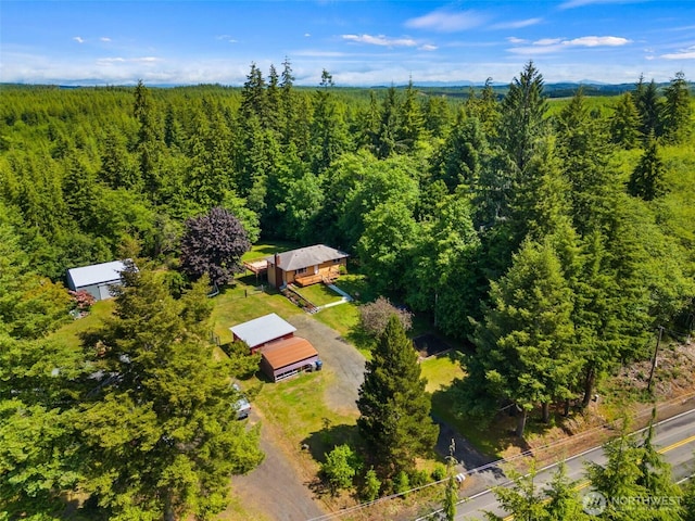 508 Ocean Beach Rd, Hoquiam, WA 98550 - aerial view of a forest