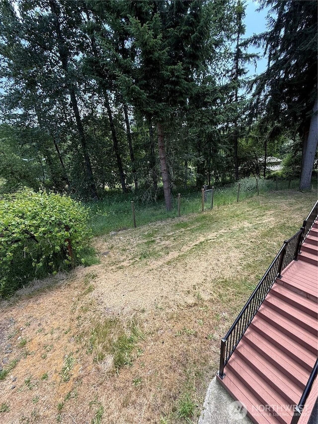 5645 Lento Pl SE, Olympia, WA 98513 - view of green lawn featuring stairs