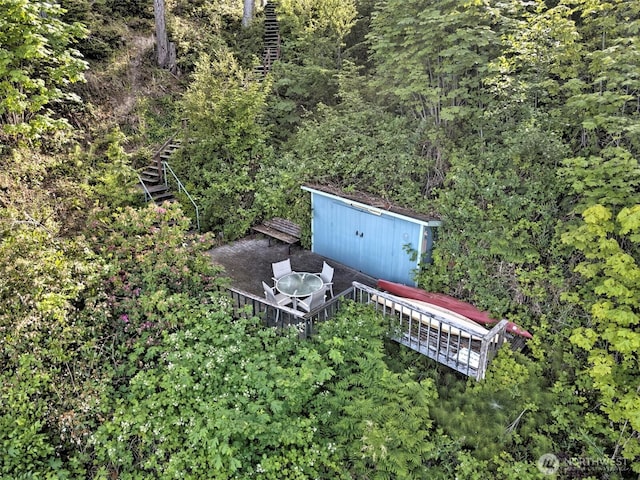 662 E Stadium Beach Rd E, Grapeview, WA 98546 - bird's eye view