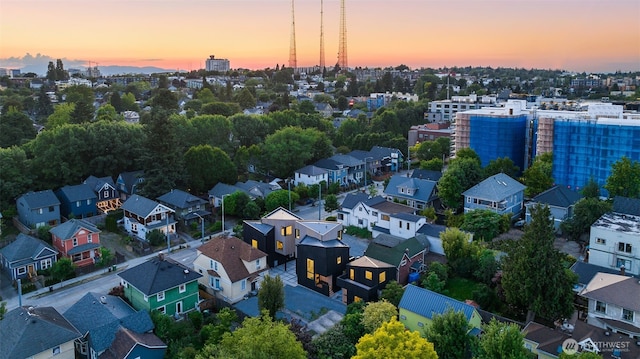 926 23rd Ave, Seattle, WA 98122 - aerial view at dusk of a residential view