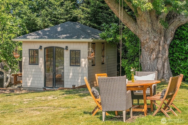 16305 Crescent Dr SW, Vashon, WA 98070 - view of outdoor structure featuring outdoor dining area