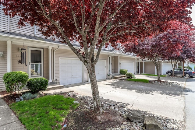 6530 Newaukum Pl NE, Bremerton, WA 98311 - view of property hidden behind natural elements with driveway and a garage