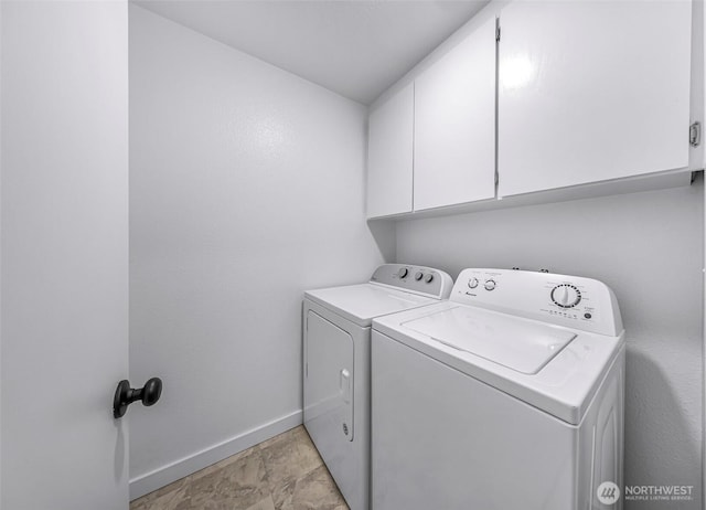 1211 N 8th St Unit 2, Mount Vernon, WA 98273 - washroom featuring washing machine and dryer and cabinet space