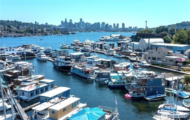 2401 N Northlake Way Unit E7, Seattle, WA 98103 - water view featuring city skyline