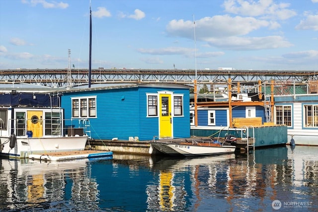 2401 N Northlake Way Unit E7, Seattle, WA 98103 - dock area featuring a water view