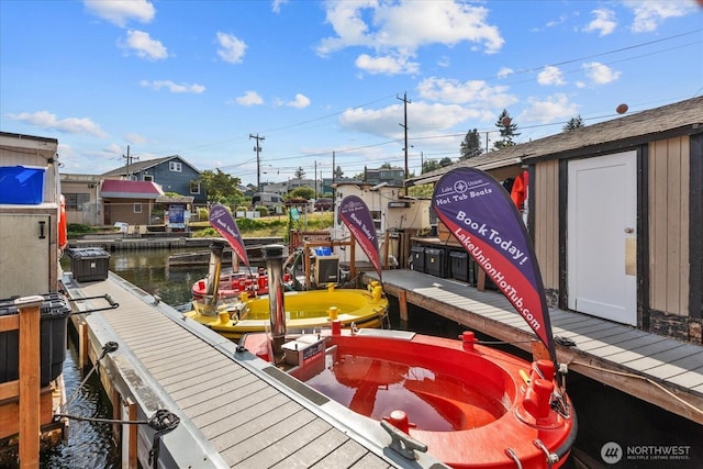 2401 N Northlake Way Unit E7, Seattle, WA 98103 - dock area with a water view