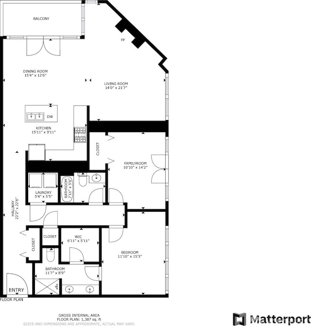 17 W Mercer St Unit 300, Seattle, WA 98119 - view of room layout
