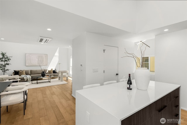 930 23rd Ave, Seattle, WA 98122 - office area with recessed lighting and light wood-style flooring