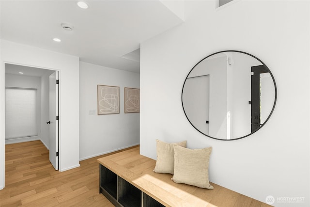 930 23rd Ave, Seattle, WA 98122 - mudroom featuring recessed lighting and light wood-style floors