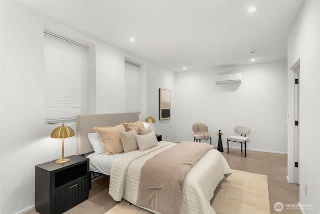 930 23rd Ave, Seattle, WA 98122 - bedroom featuring recessed lighting and a wall mounted air conditioner