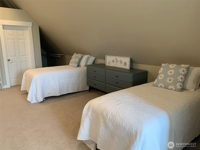 217 San Remo Ln, Chelan, WA 98816 - bedroom with vaulted ceiling and carpet floors