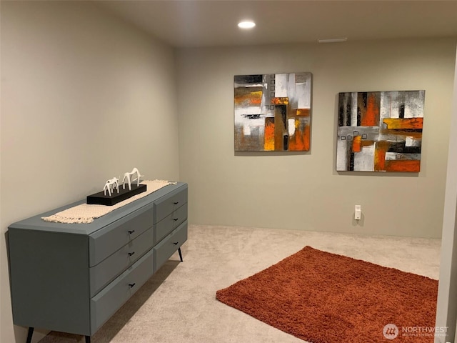 217 San Remo Ln, Chelan, WA 98816 - sitting room with carpet and recessed lighting