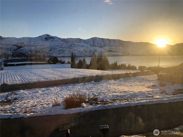217 San Remo Ln, Chelan, WA 98816 - water view featuring a mountainous background