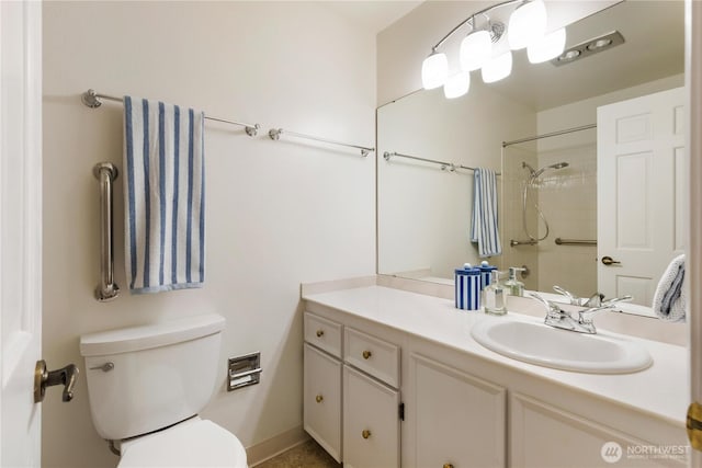 2565 Dexter Ave N Unit 103, Seattle, WA 98109 - bathroom featuring vanity and tiled shower