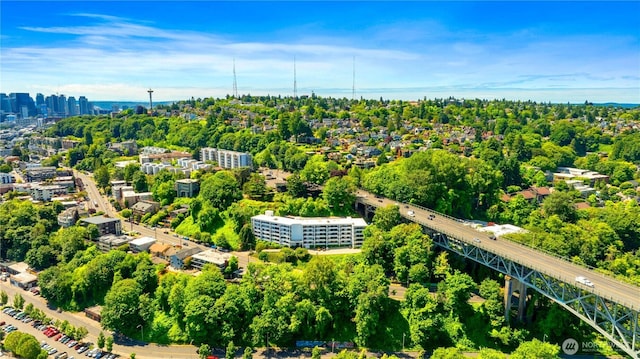 2565 Dexter Ave N Unit 103, Seattle, WA 98109 - drone / aerial view of a tree filled landscape