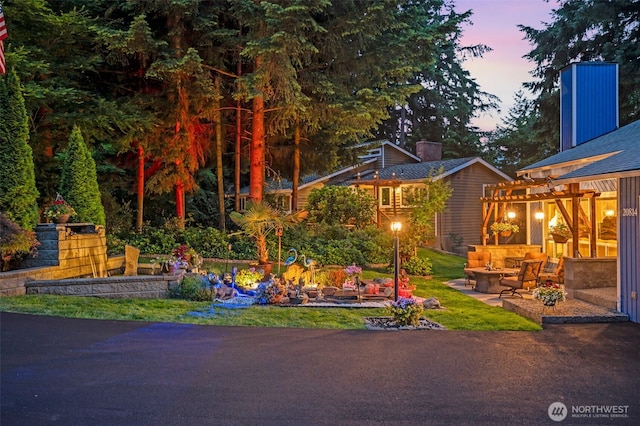 20814 28th Ave SE, Bothell, Bothell, WA 98021 - view of yard featuring a patio area, a pergola, and an outdoor hangout area