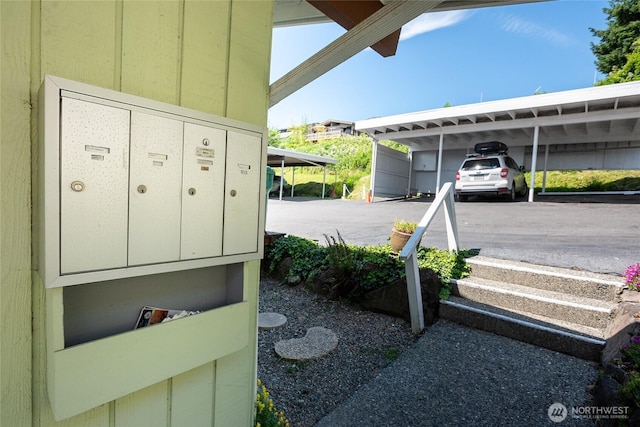 3421 23rd Ave W, Seattle, WA 98199 - exterior view of mail area and parking