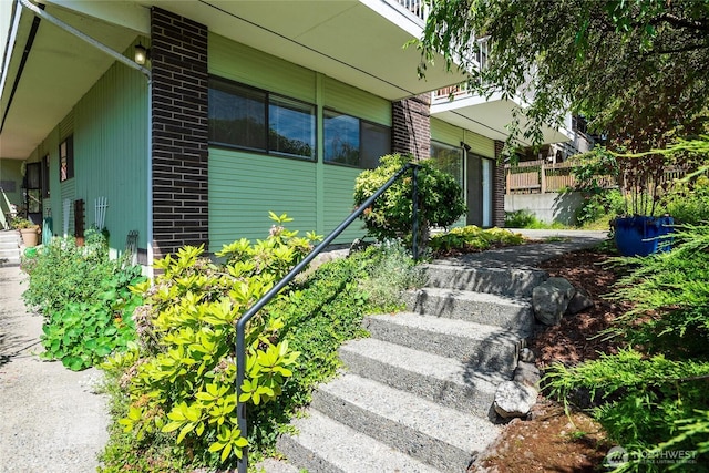 3421 23rd Ave W, Seattle, WA 98199 - property entrance with brick siding