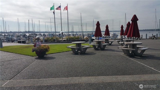 9540 Semiahmoo Pkwy Unit J-11, Blaine, WA 98230 - view of home's community featuring a water view and a yard