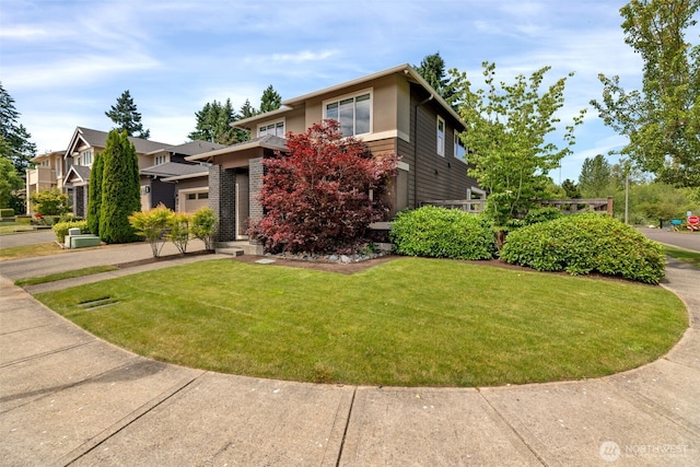 10526 SE 277th Pl, Kent, WA 98030 - view of front of house with a front lawn