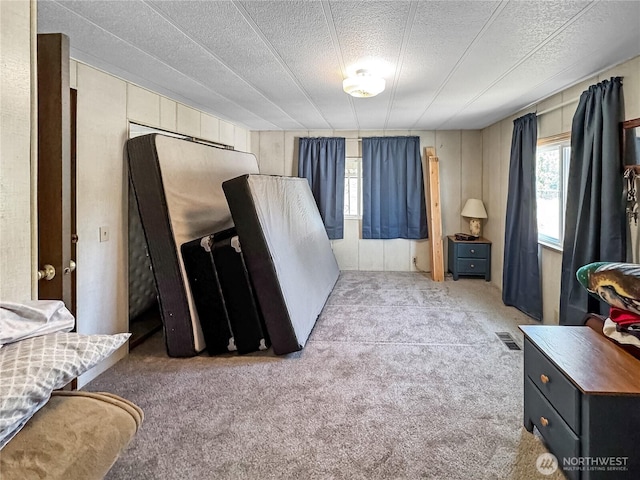 1385 Samuel Dr, Walla Walla, WA 99362 - bedroom featuring a textured ceiling and light colored carpet