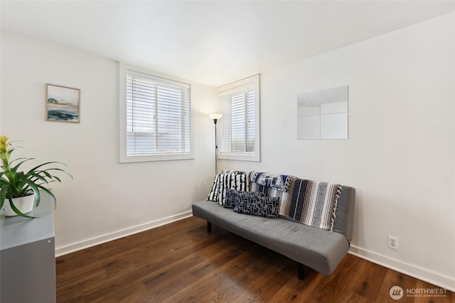 9013 16th Ave SW Unit 8, Seattle, WA 98106 - living area featuring baseboards and wood finished floors