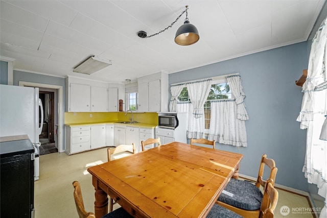 2991 Main St, Custer, WA 98240 - dining space featuring ornamental molding