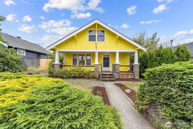 1816 S Adams St, Tacoma, WA 98405 - craftsman inspired home featuring a porch