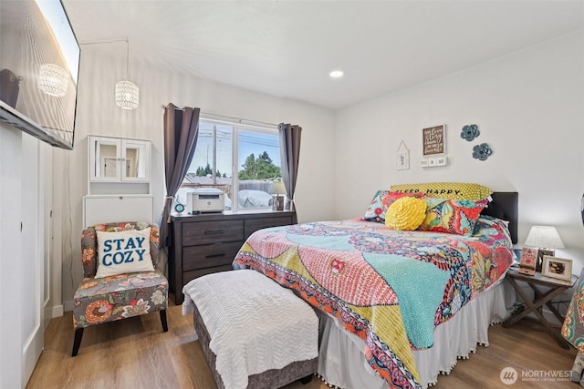 3628 S Sheridan Ave, Tacoma, WA 98418 - bedroom with wood finished floors and recessed lighting